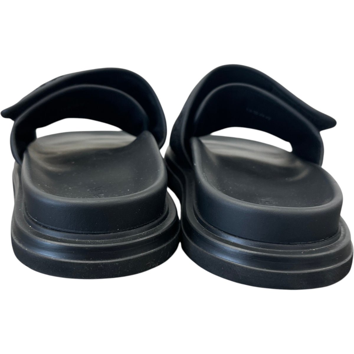 Men's Aqua Oblique Slides Black Size UK 9 / EU 43 - Photo 7