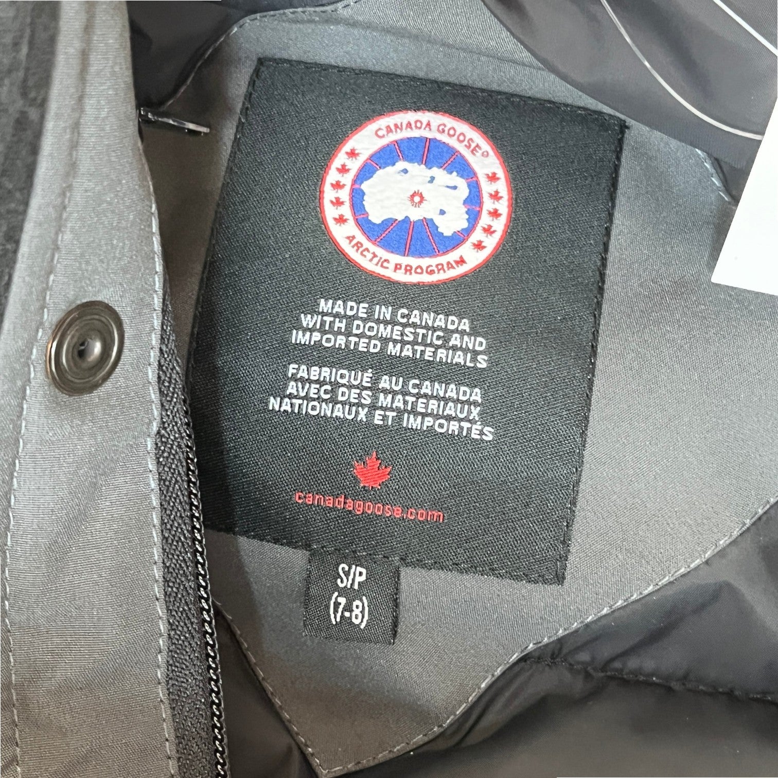 Men's Youth Chilliwack 7-8 Years Down Jacket Grey Size XXS - Photo 7