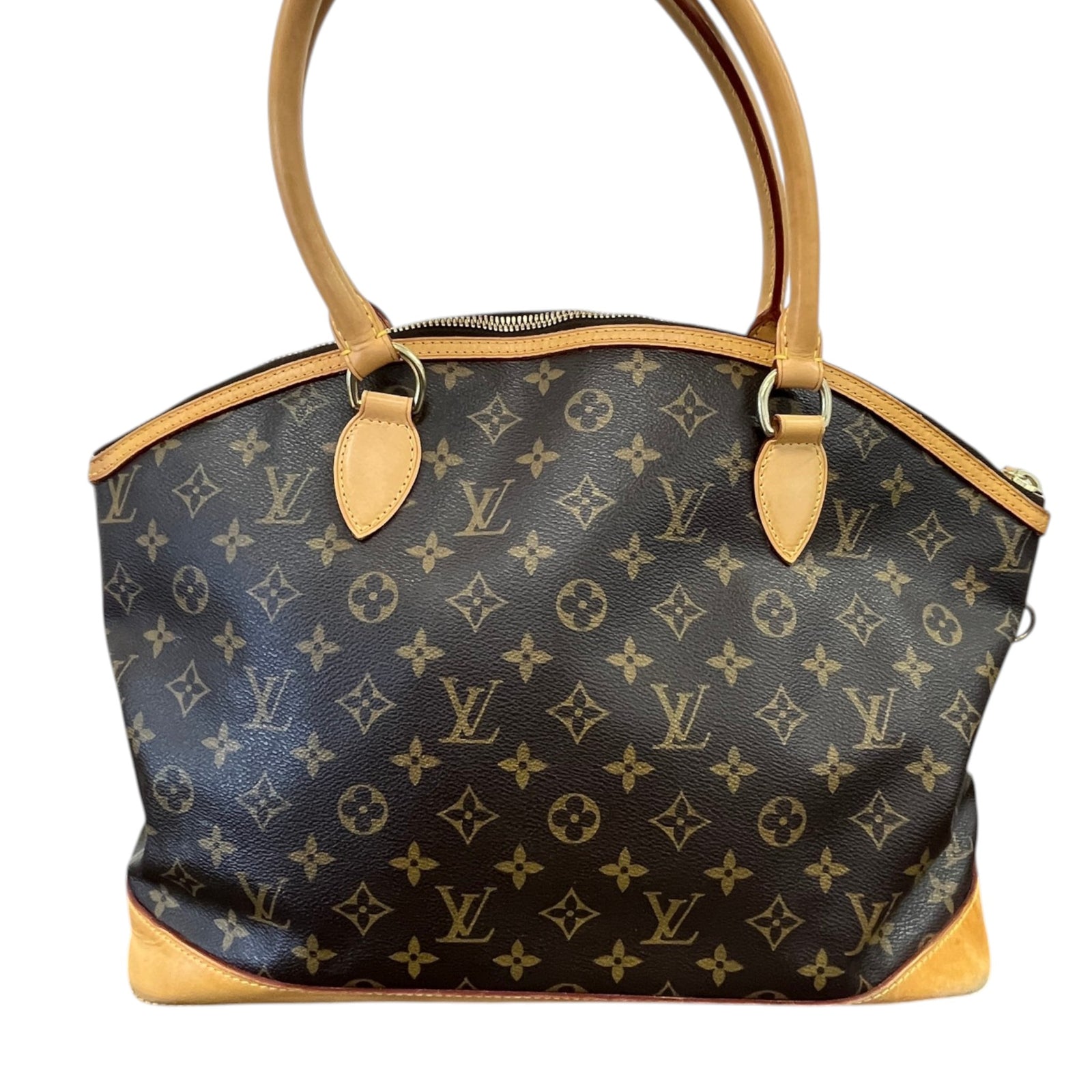 Women's Monogram Lockit Horizontal Bag Brown - Photo 3