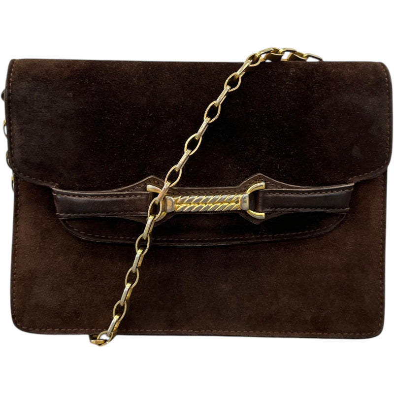 Women's Horsebit Crossbody Bag Brown