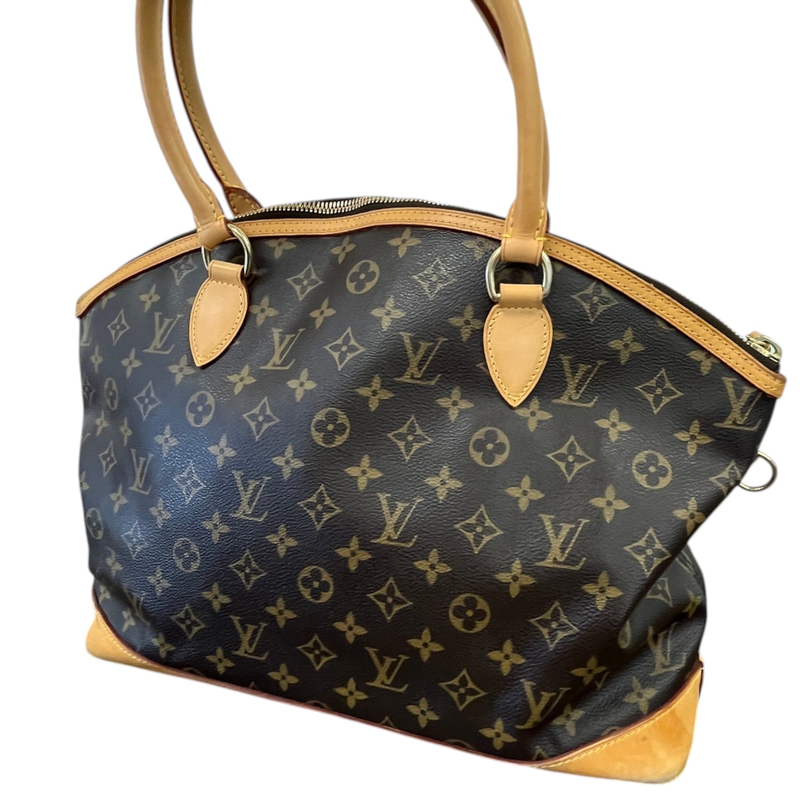 Women's Monogram Lockit Horizontal Bag Brown - Photo 8