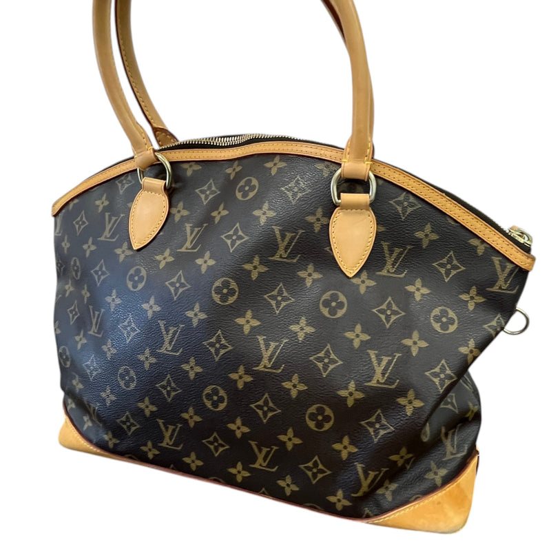 Women's Monogram Lockit Horizontal Bag Brown
