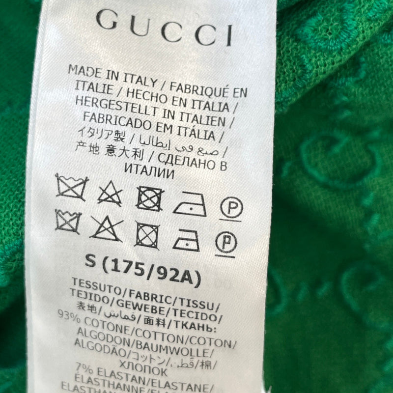 Men's GG Supreme Web Polo Shirt Green Size S