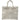 Women's Jouy Embroidery Medium Book Tote Bag White