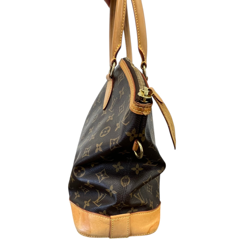 Women's Monogram Lockit Horizontal Bag Brown