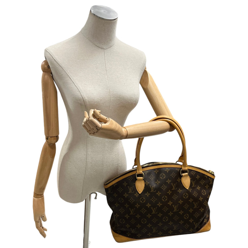 Women's Monogram Lockit Horizontal Bag Brown