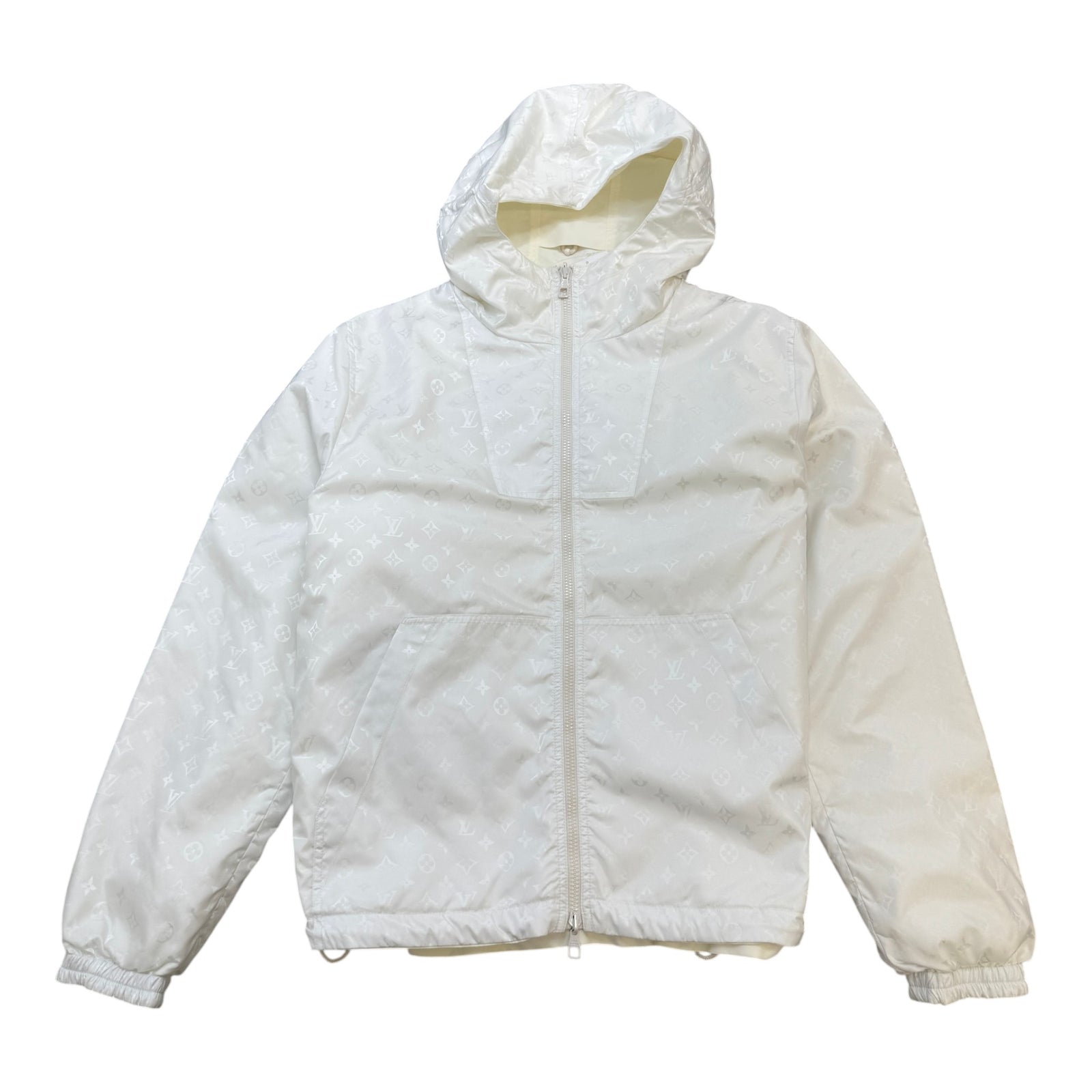 Men's Monogram Reversible Windbreaker White Size XL - Photo 1