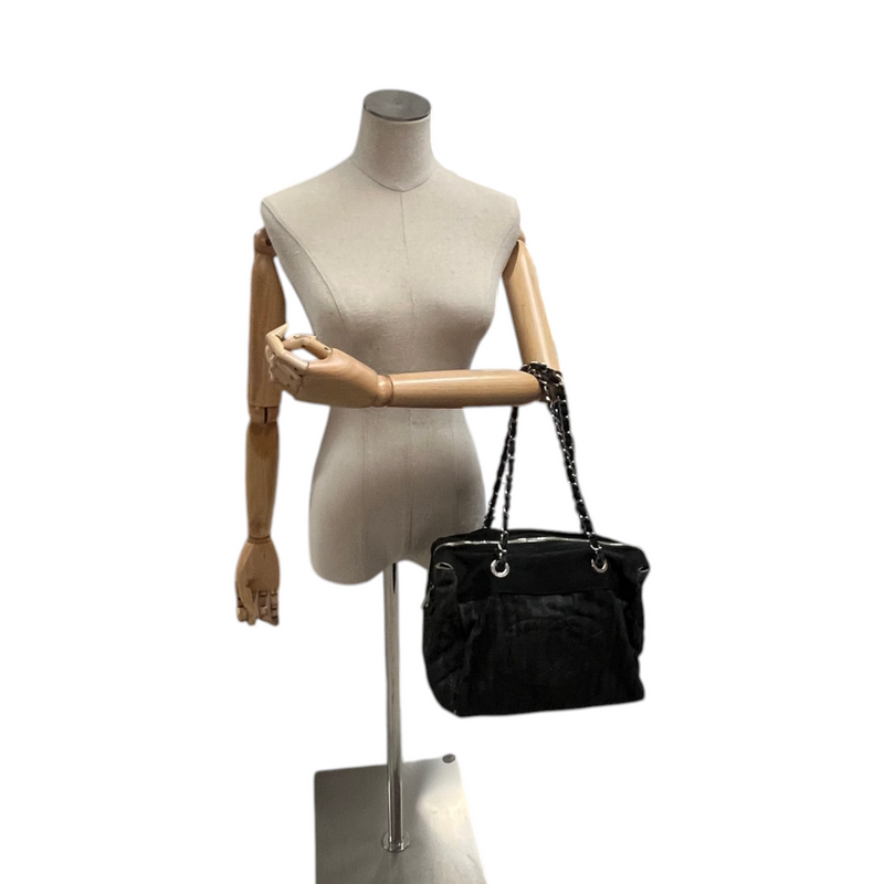 Women's Denim Tote Bag Black