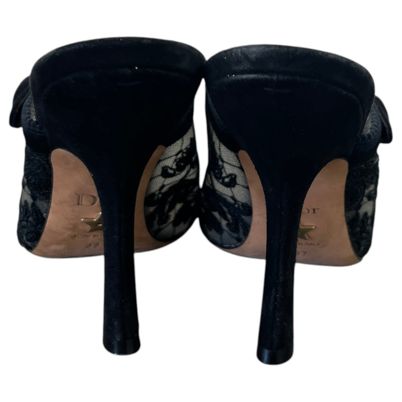 Men's Aqua Oblique Slides Black Size UK 9 / EU 43