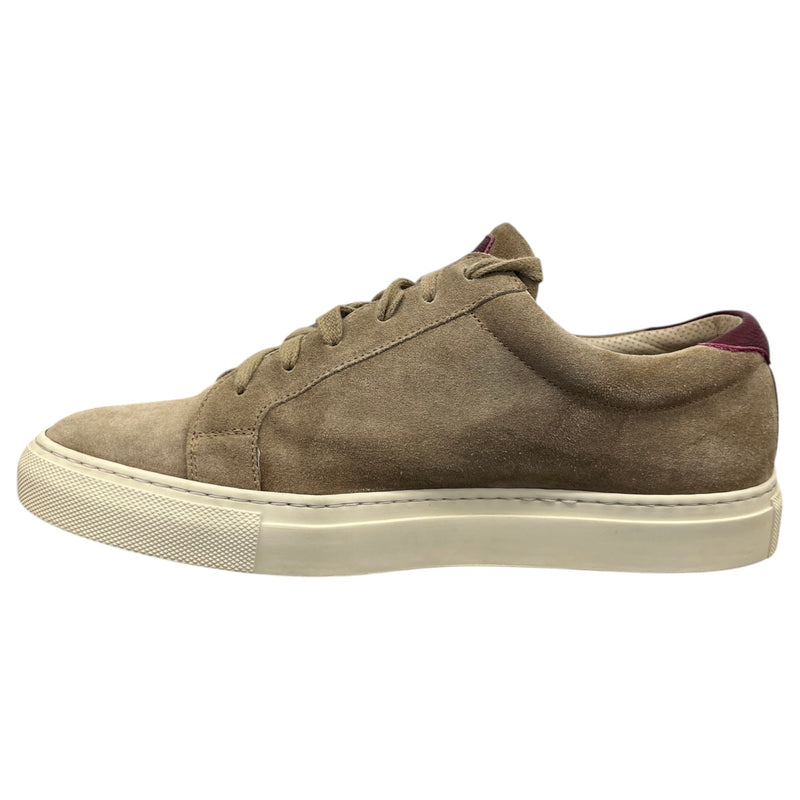Men's Flat Low Trainers Beige Size UK 8 / EU 42