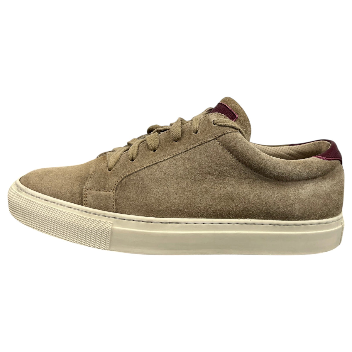 Men's Flat Low Trainers Beige Size UK 8 / EU 42 - Photo 5