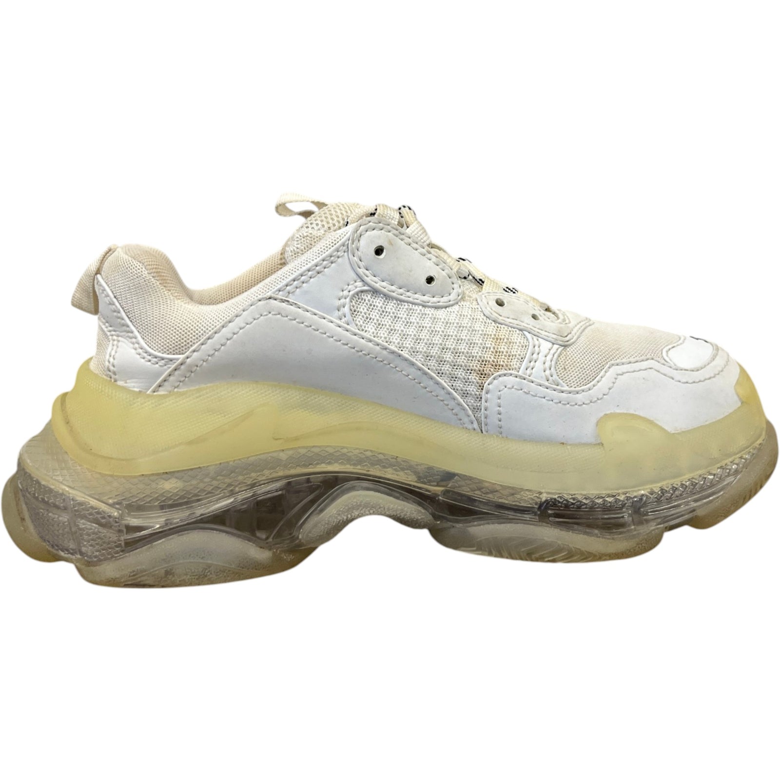 Women's Triple S Low Trainers White Size EU 38 / UK 5 - Photo 4