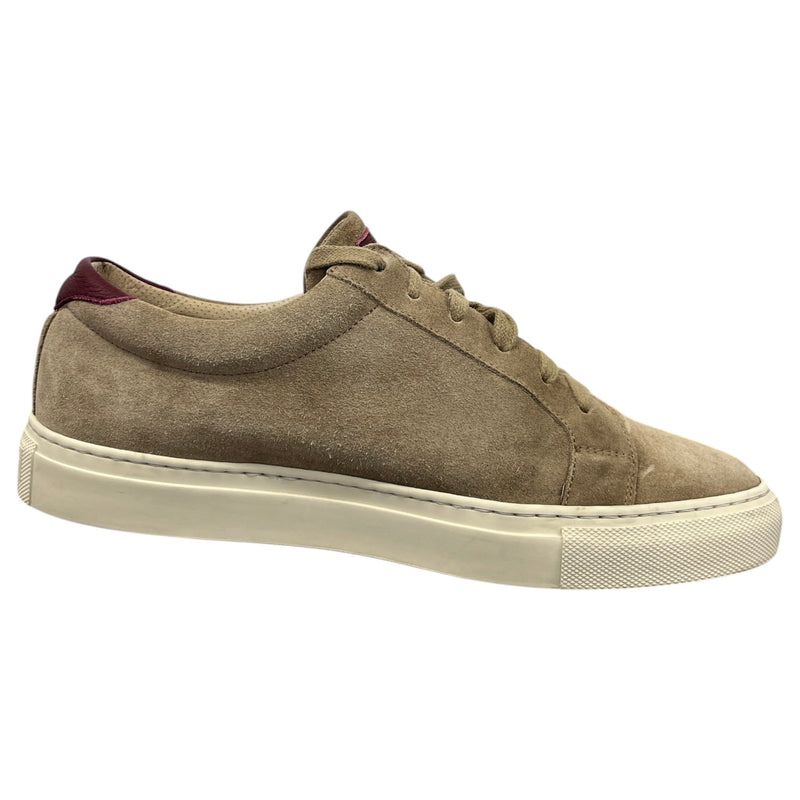 Men's Flat Low Trainers Beige Size UK 8 / EU 42