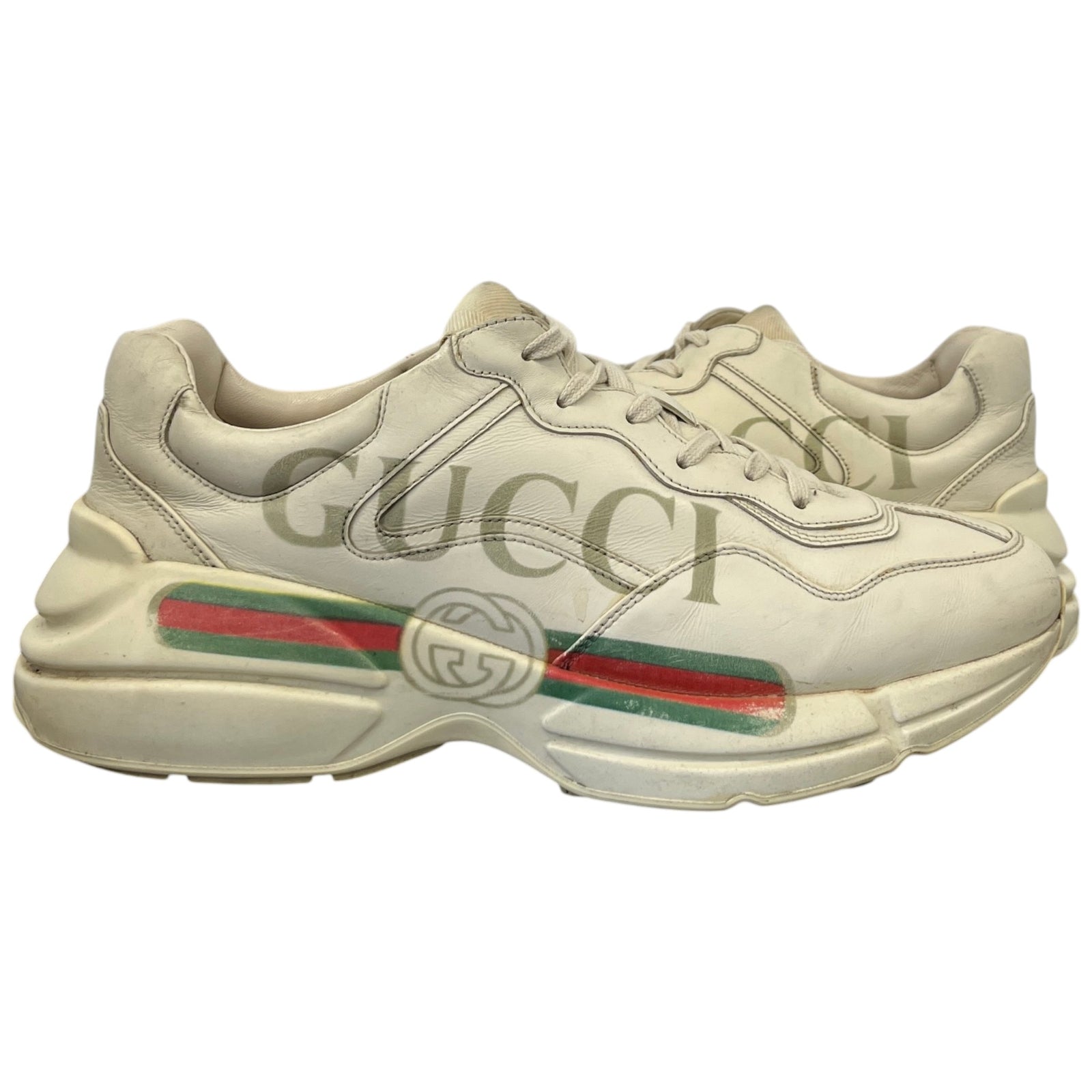 Men's Rhyton Low Trainers Beige Size EU 44 / UK 10 - Photo 3