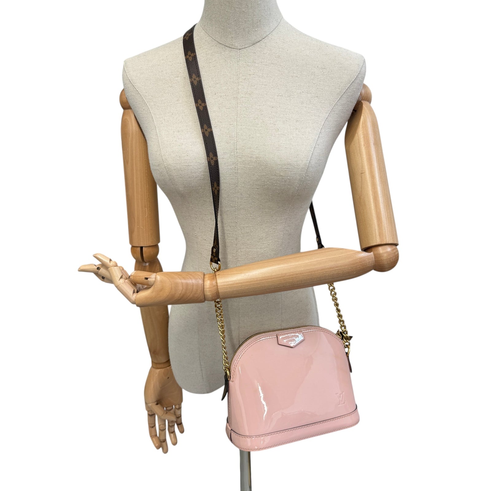 Women's Vernis Alma Mini Chain Bag Pink - Photo 2