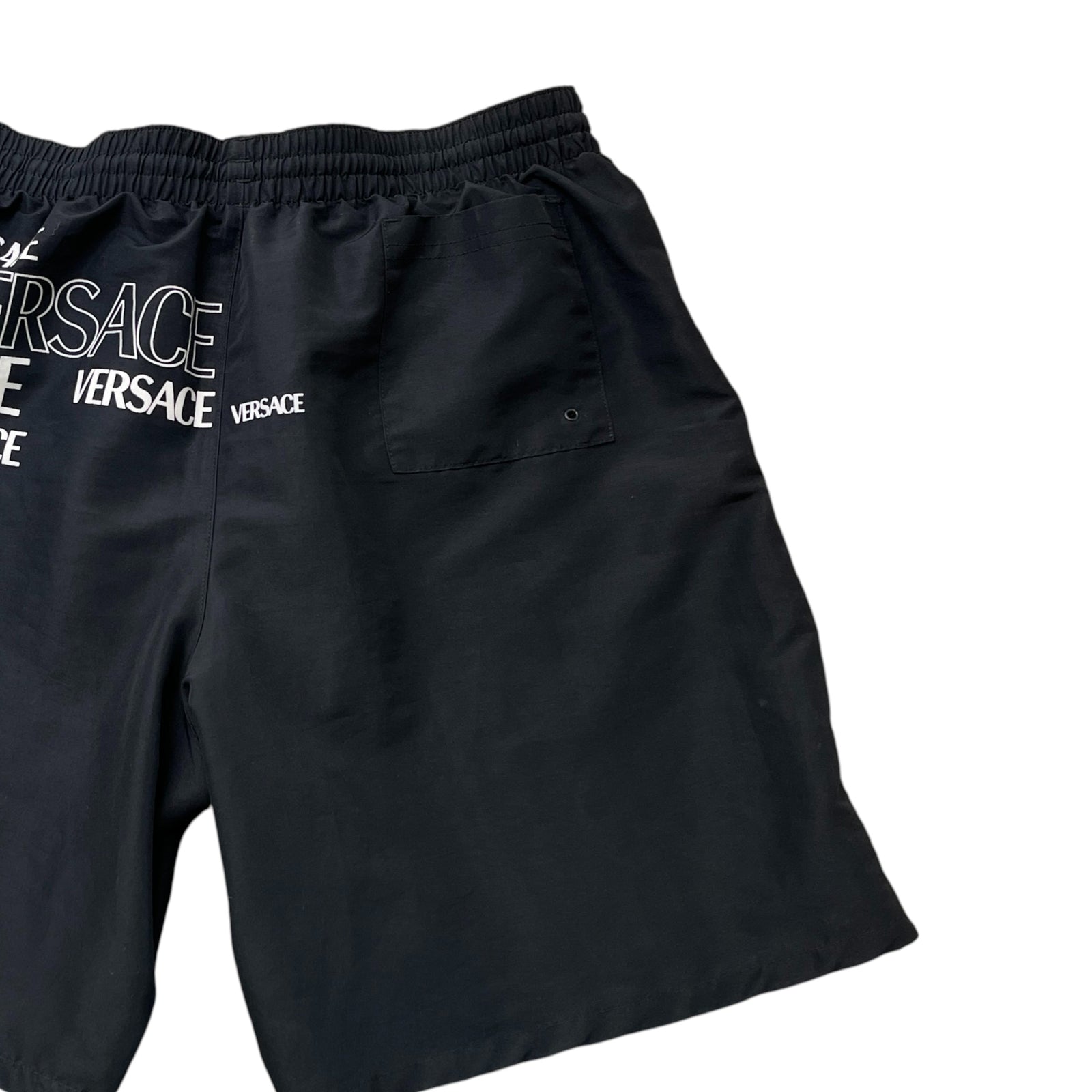 Men's Logo Print Swim Shorts Black Size 34 / UK 6 - Photo 4