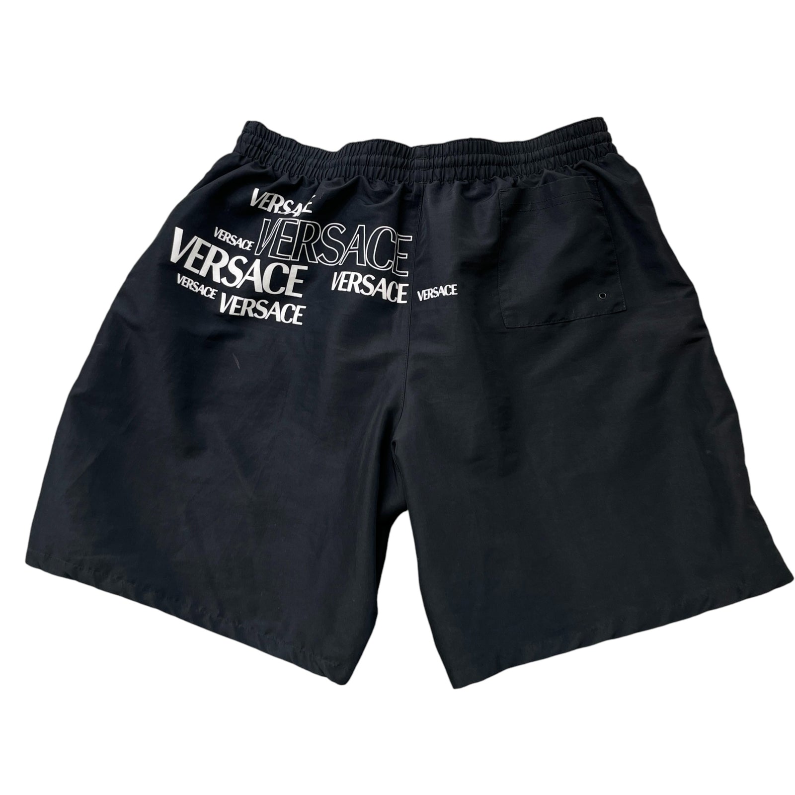Men's Logo Print Swim Shorts Black Size 34 / UK 6 - Photo 2
