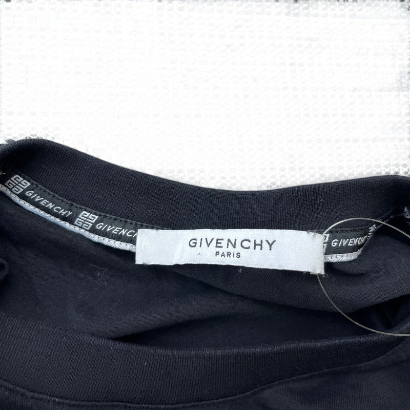 Men's Distressed Logo Top Black Size M