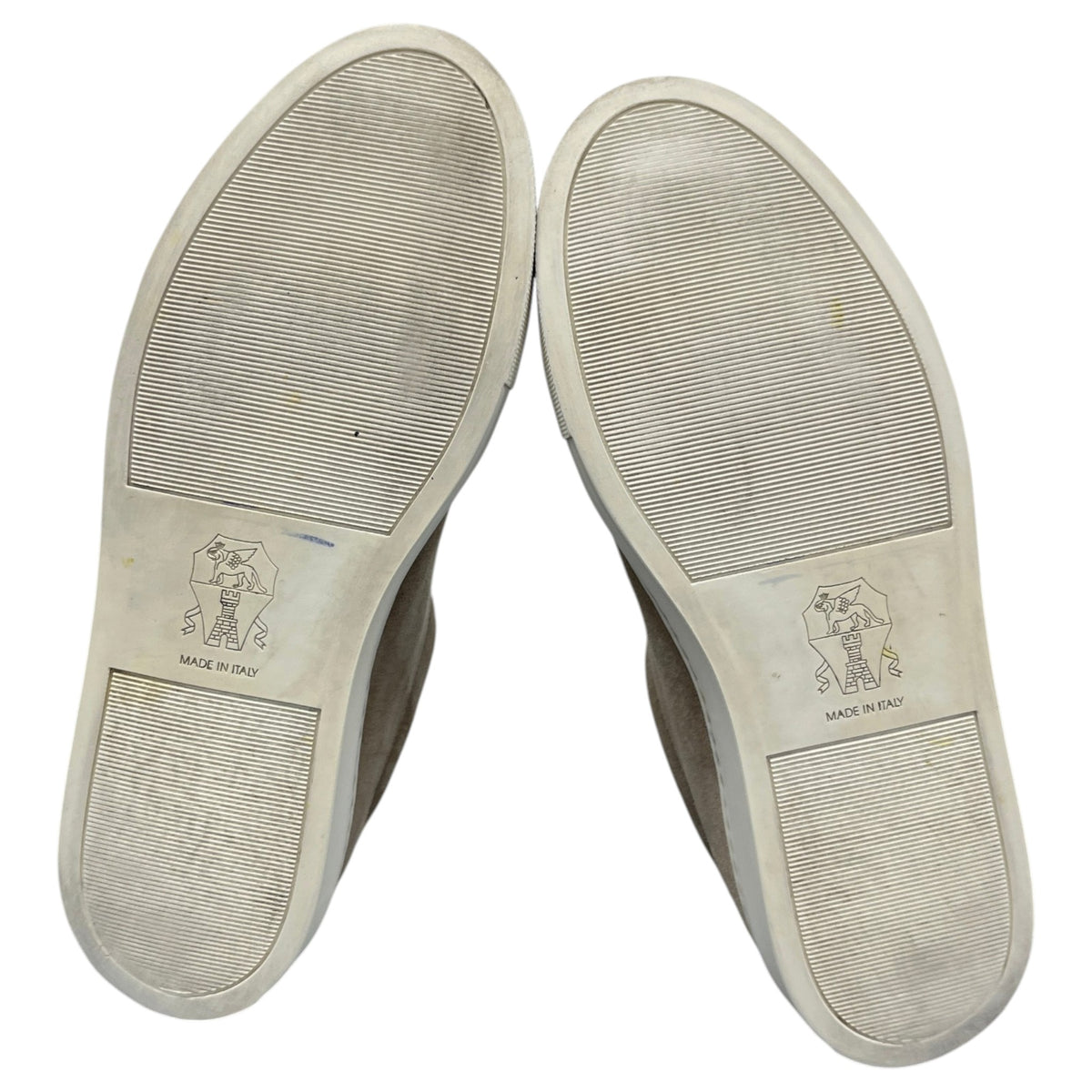Men's Flat Low Trainers Beige Size UK 8 / EU 42 - Photo 11