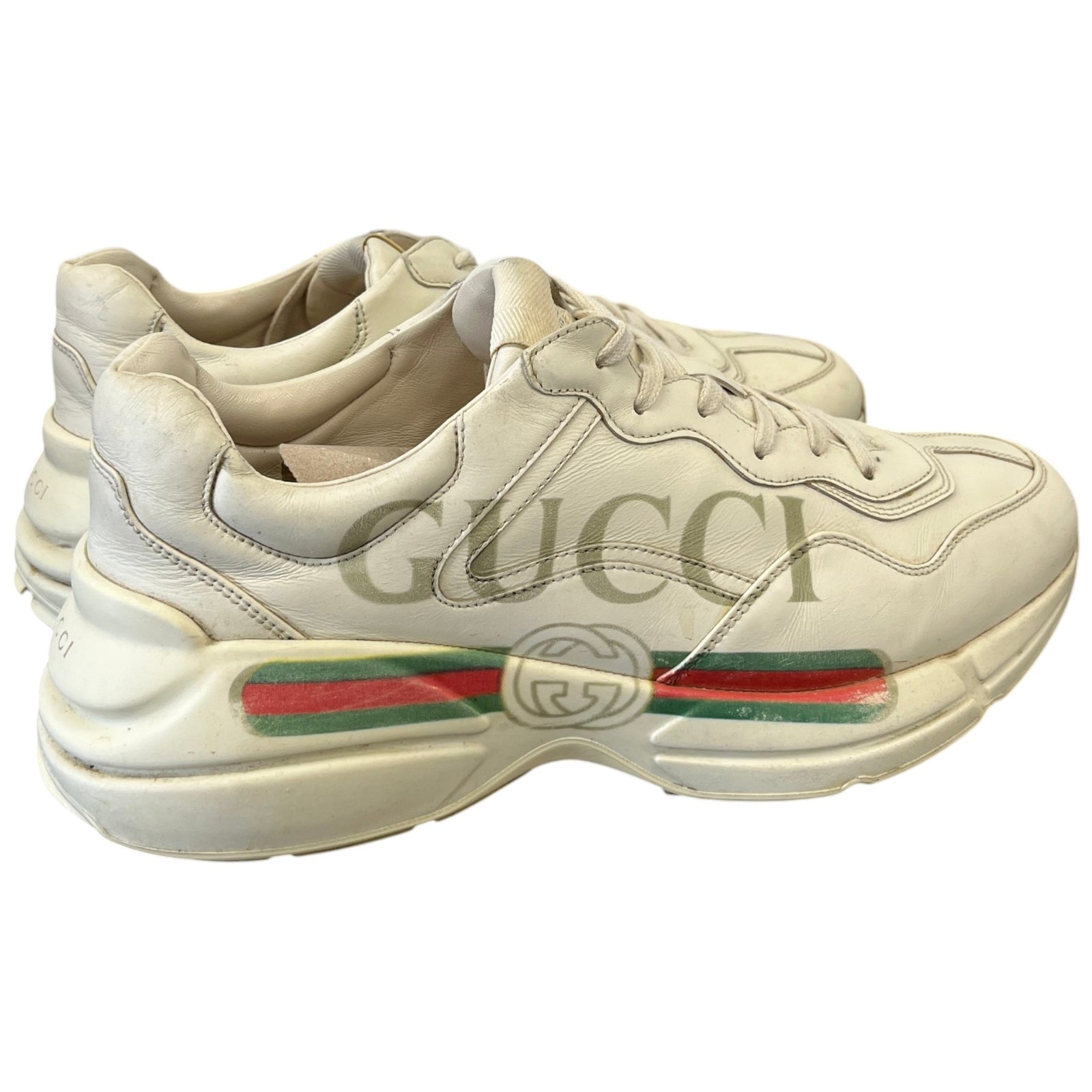 Men's Rhyton Low Trainers Beige Size EU 44 / UK 10 - Photo 8