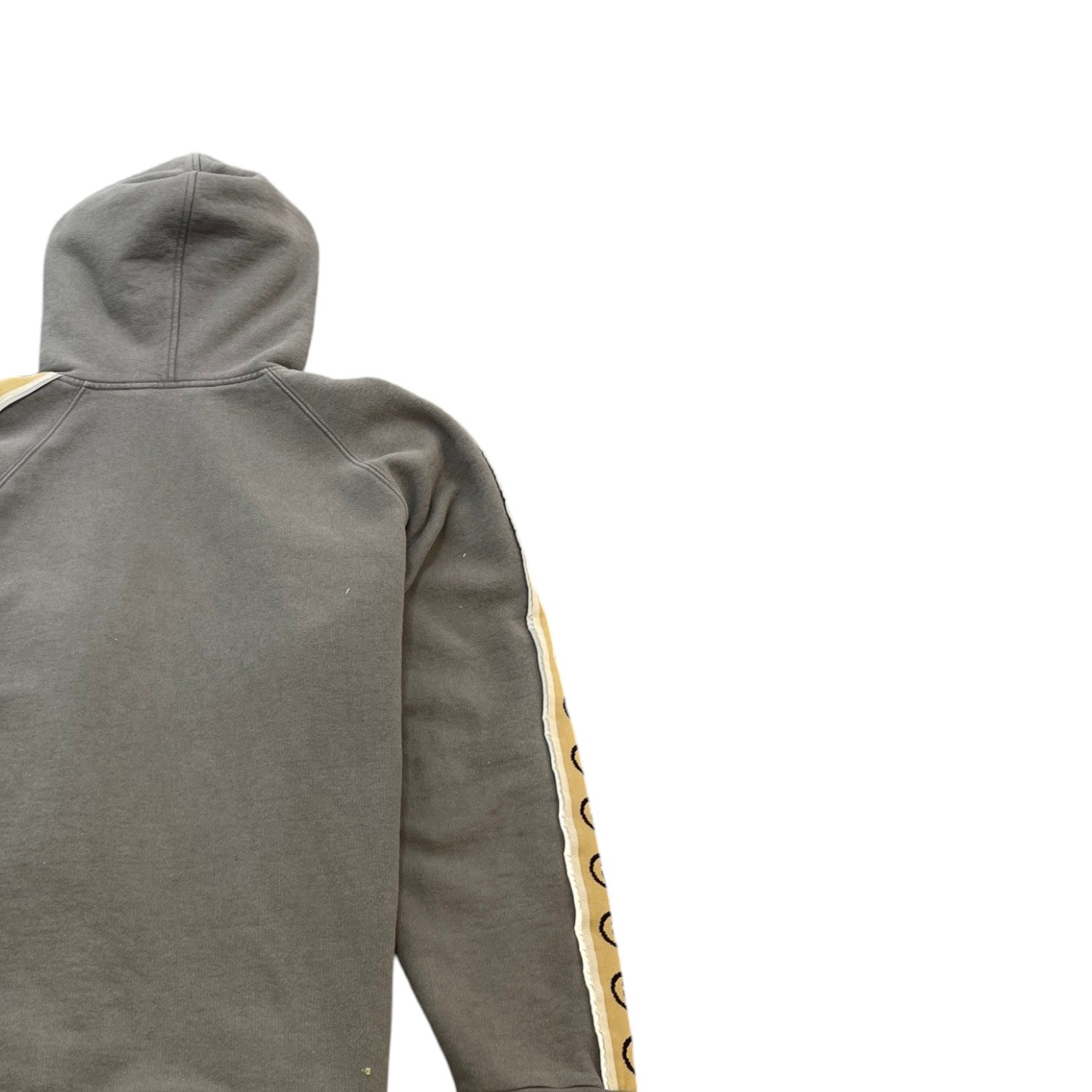 Men's Gg Tape Detail Hoodie Grey Size XL - Photo 4