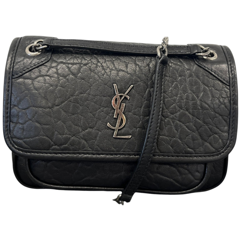 Women's Niki Mini In Grained Lambskin Bag Black