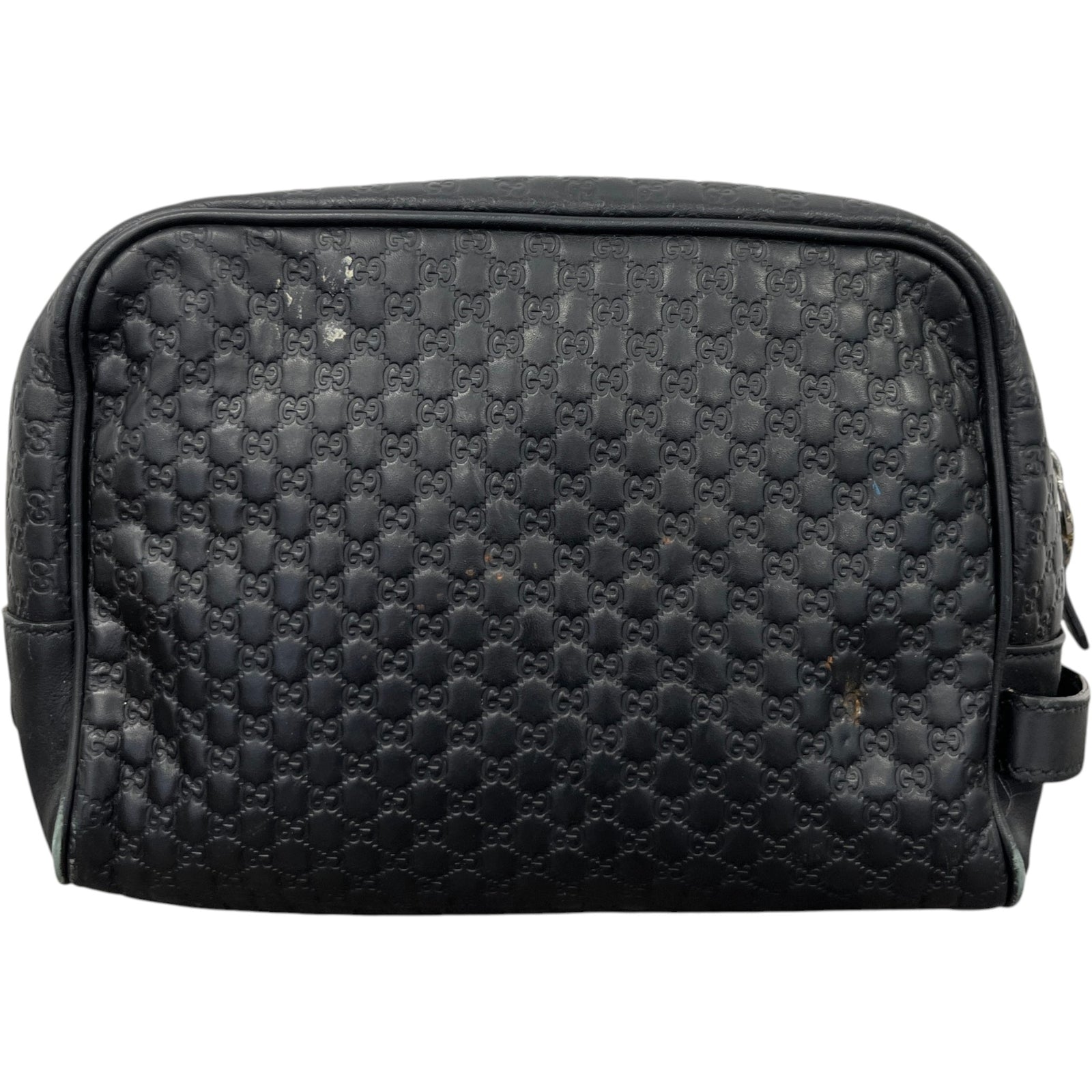 Men's Microguccissima Toiletry Bag Black - Photo 2