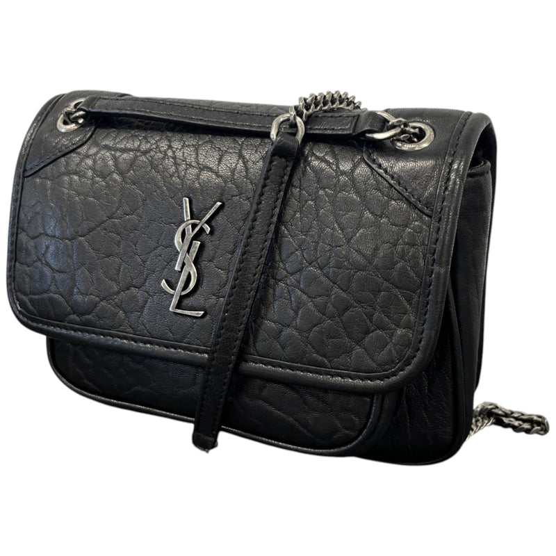 Women's Niki Mini In Grained Lambskin Bag Black