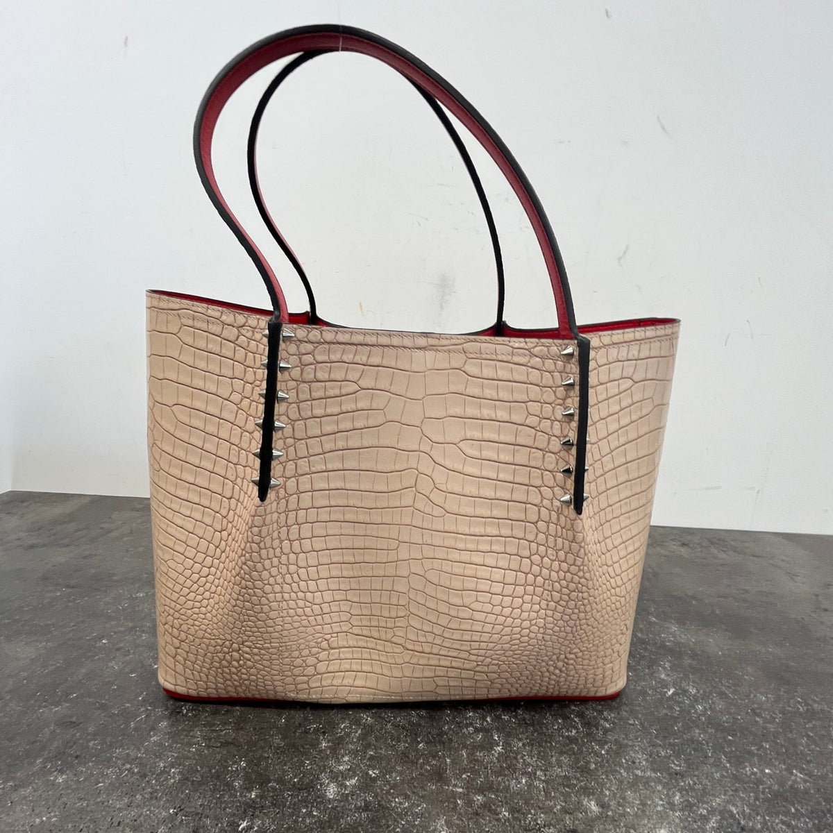 Women's Croc Cabarock Tote Handbag Beige - Photo 13