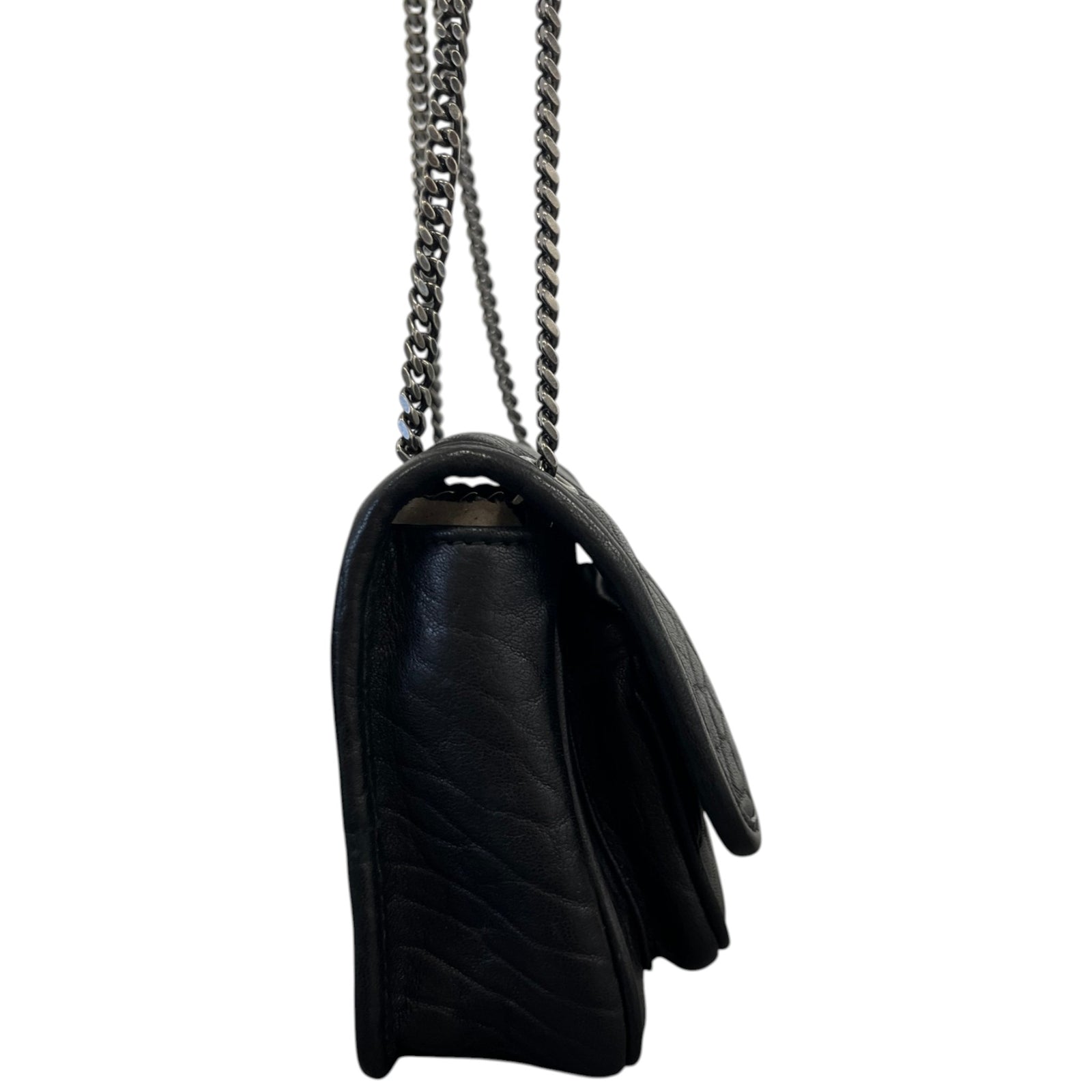 Women's Niki Mini In Grained Lambskin Bag Black - Photo 6