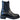 Women's Brushed Plaque Logo Chelsea Boots Black Size EU 35.5 / UK 2.5