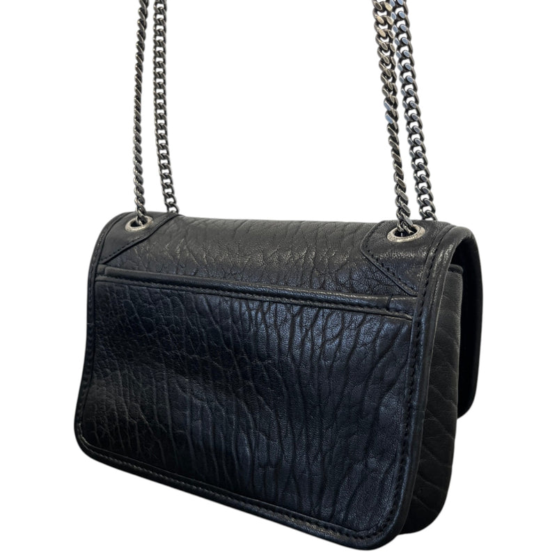 Women's Niki Mini In Grained Lambskin Bag Black