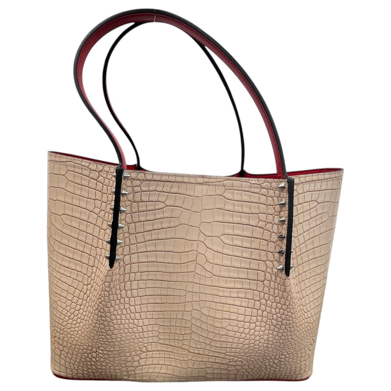 Women's Croc Cabarock Tote Handbag Beige