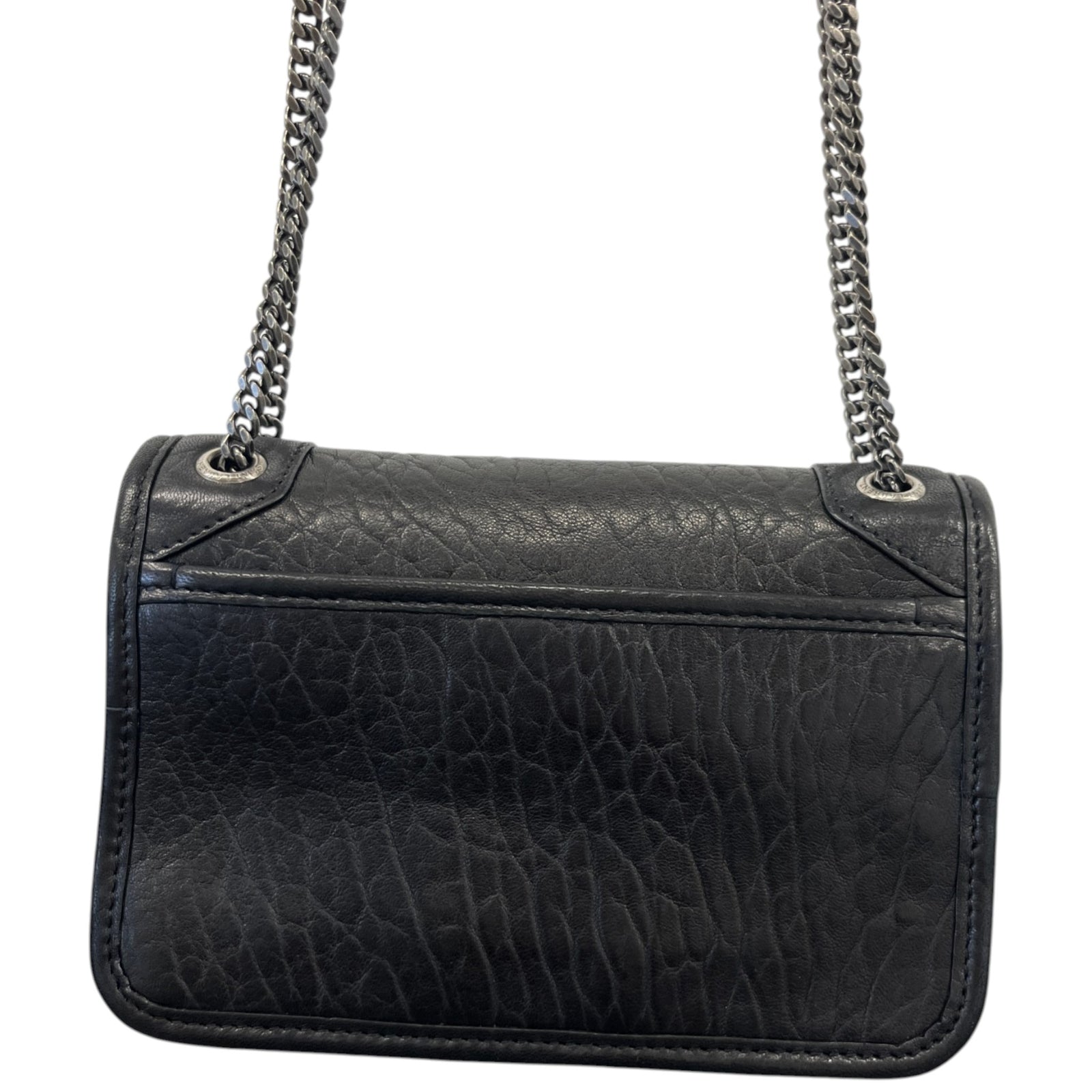 Women's Niki Mini In Grained Lambskin Bag Black - Photo 3