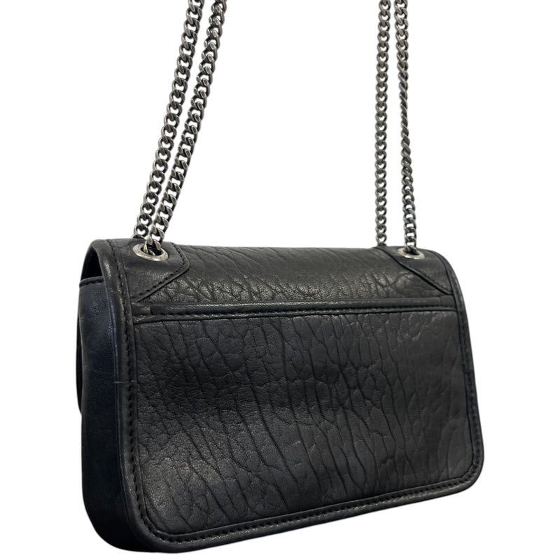 Women's Niki Mini In Grained Lambskin Bag Black