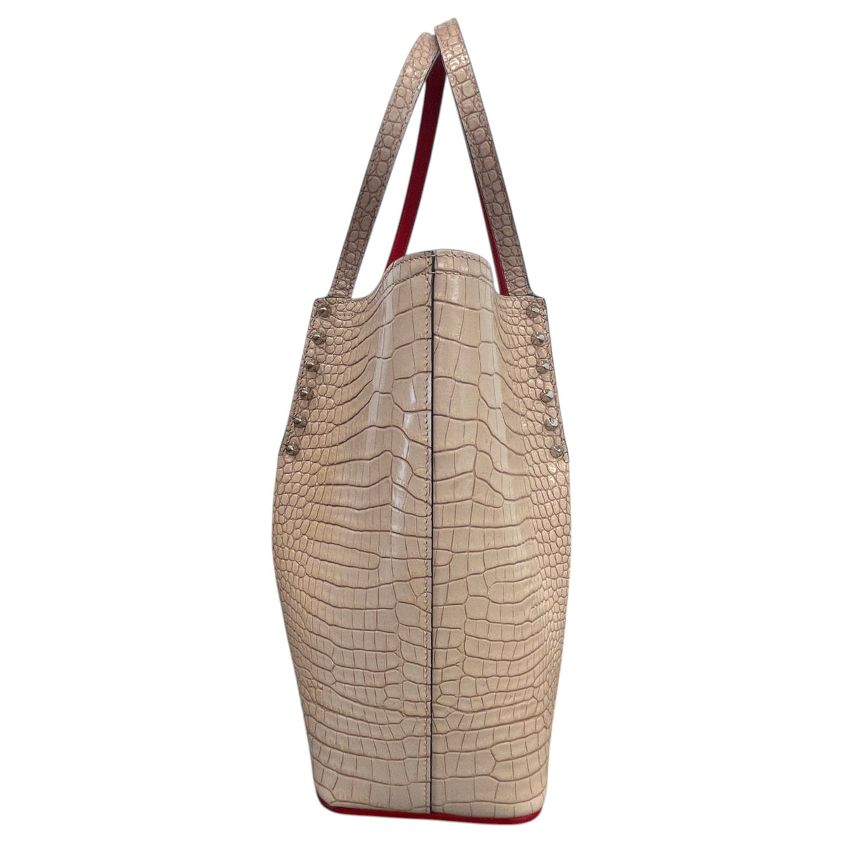 Women's Croc Cabarock Tote Handbag Beige - Photo 7