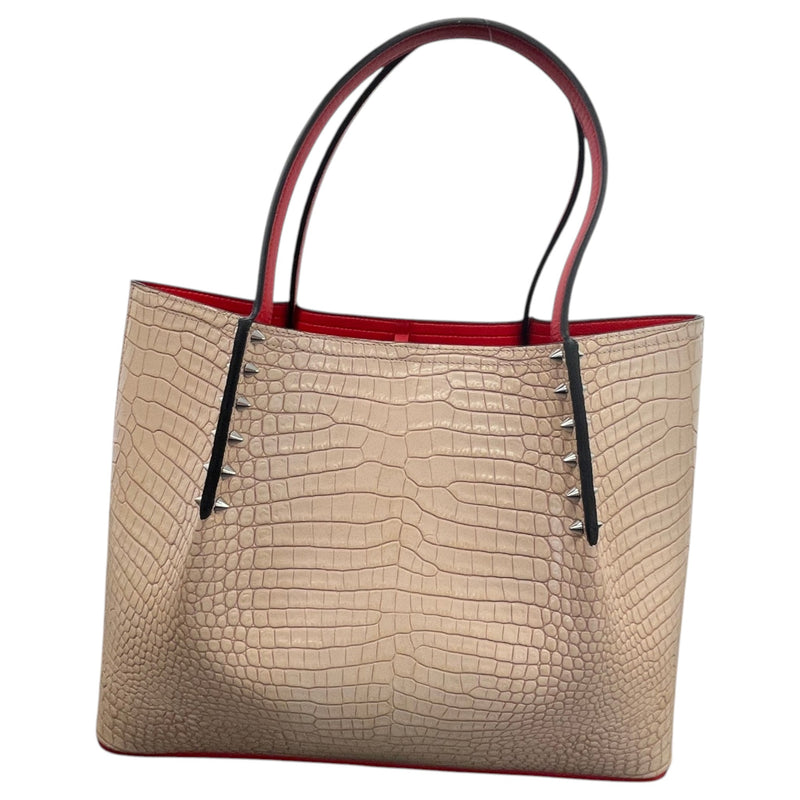 Women's Croc Cabarock Tote Handbag Beige