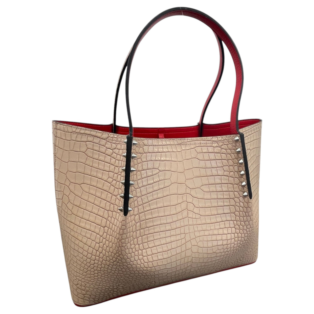Women's Croc Cabarock Tote Handbag Beige - Photo 10