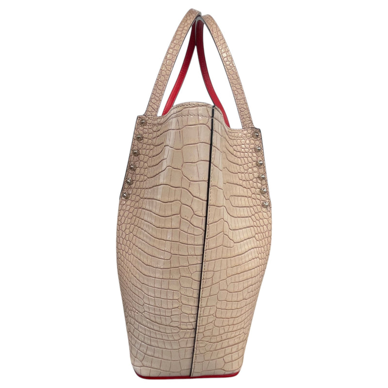 Women's Croc Cabarock Tote Handbag Beige