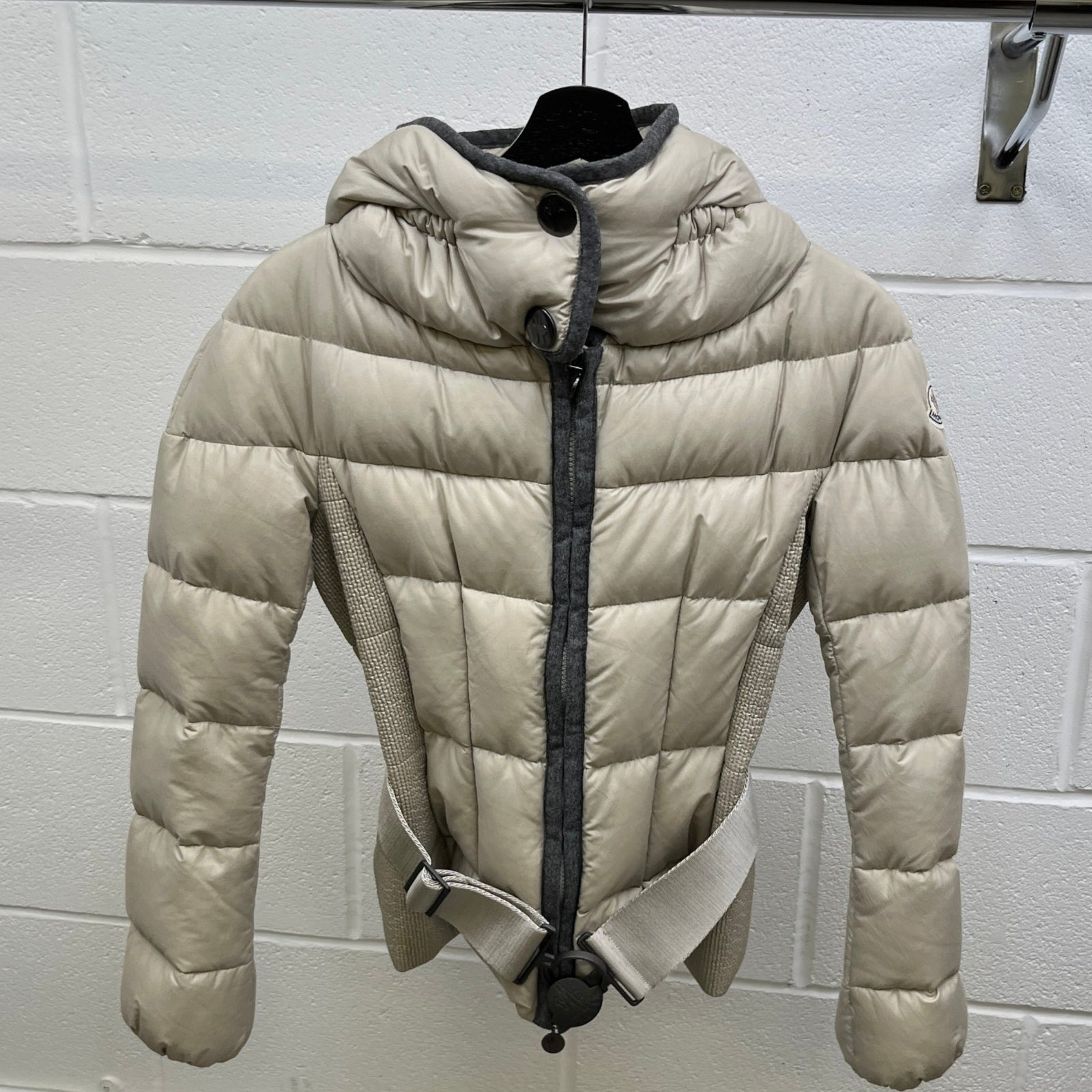 Women's Signac Down Jacket Beige Size 0/XS - Photo 11