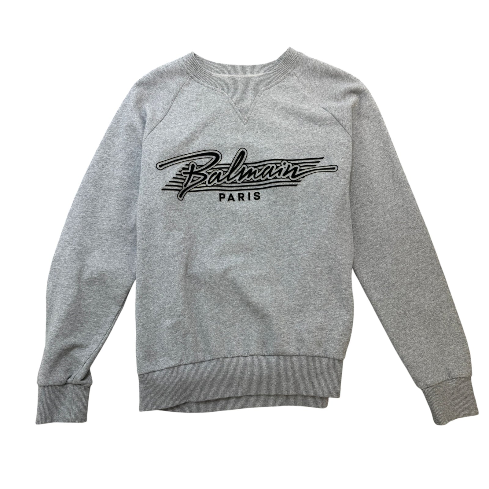 Men's Logo Print Sweatshirt Grey Size L - Photo 1