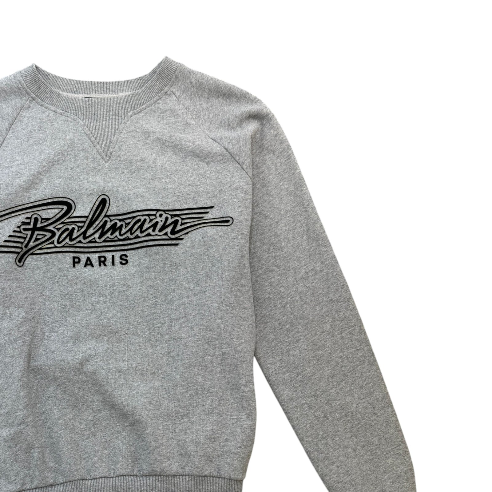 Men's Logo Print Sweatshirt Grey Size L - Photo 3