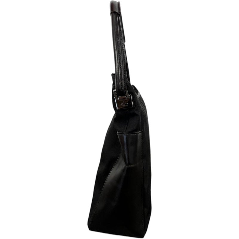 Women's Nylon Shoulder Bag Black