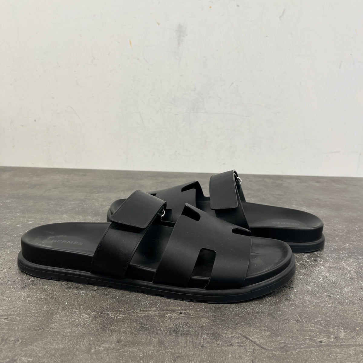 Men's Chypre Slides Black Size UK 10 / EU 44 - Photo 11