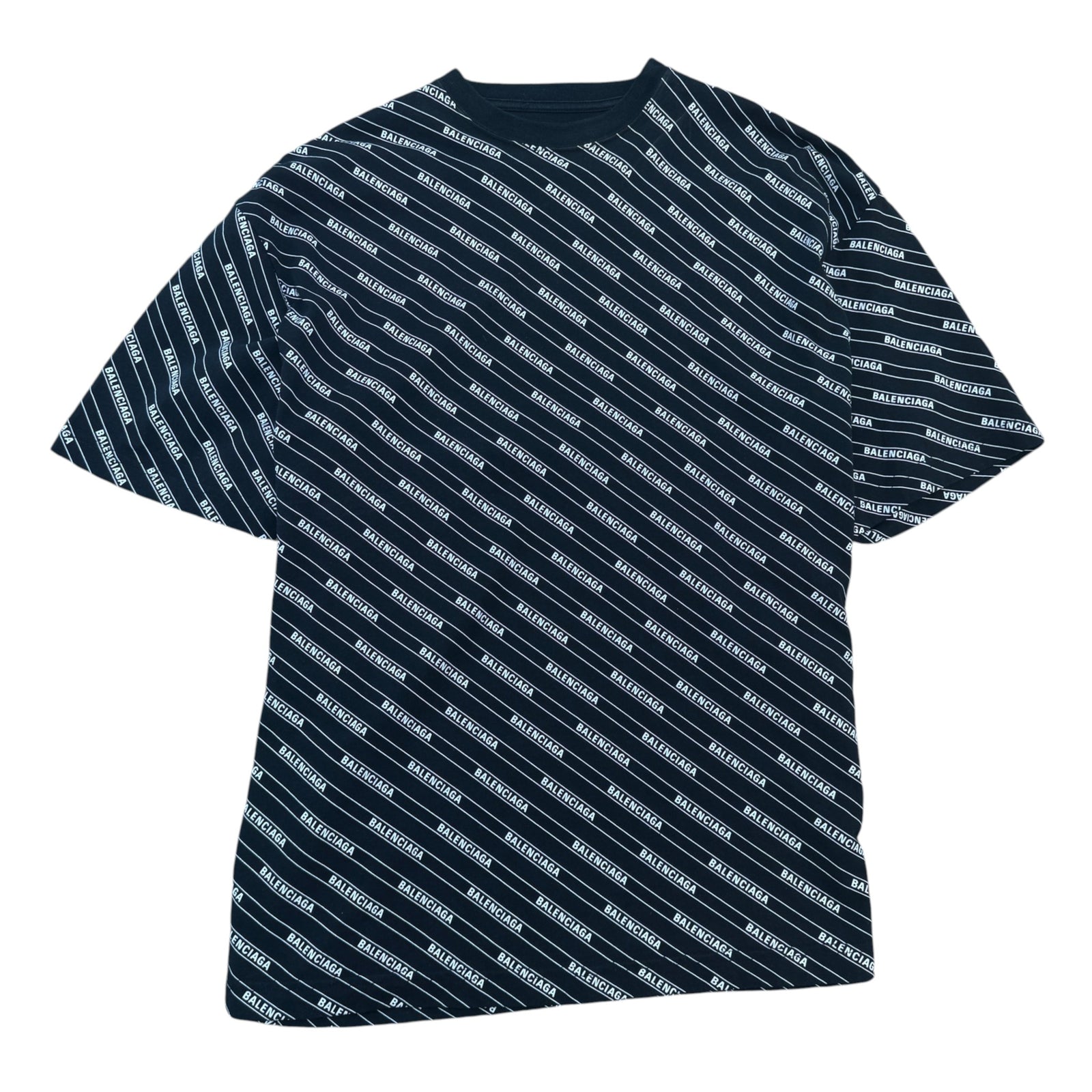 Men's all over logo T-Shirt Black Size XS - Photo 1