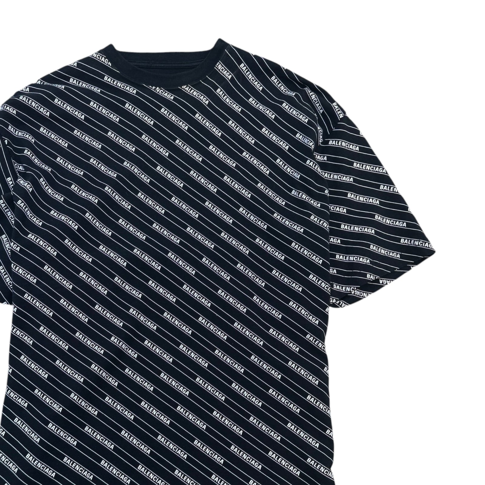 Men's all over logo T-Shirt Black Size XS - Photo 3