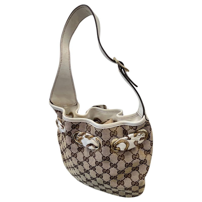 Women's GG Canvas Positano Hobo Handbag Beige