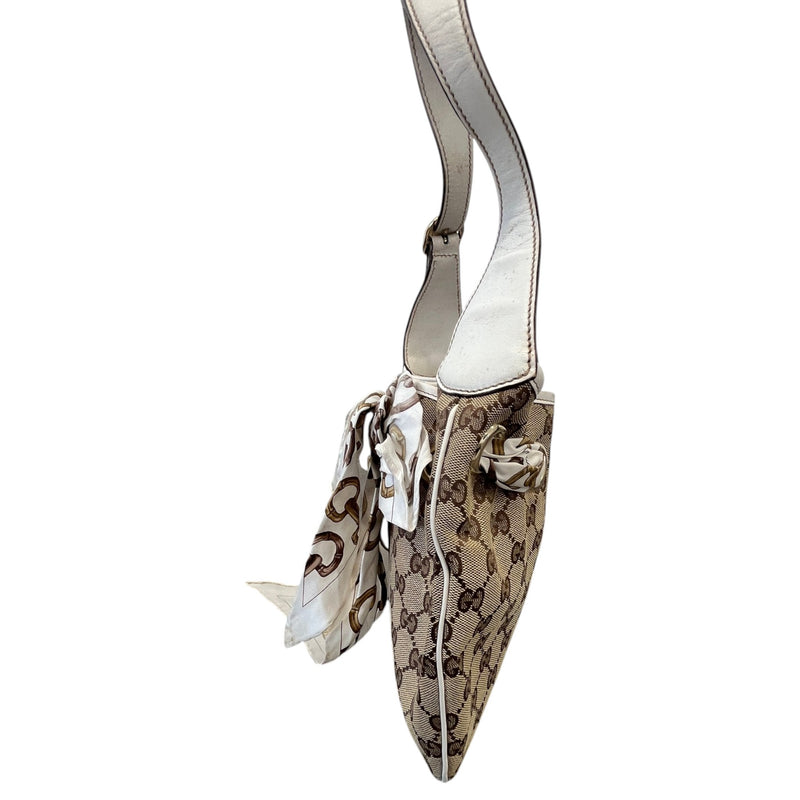 Women's GG Canvas Positano Hobo Handbag Beige