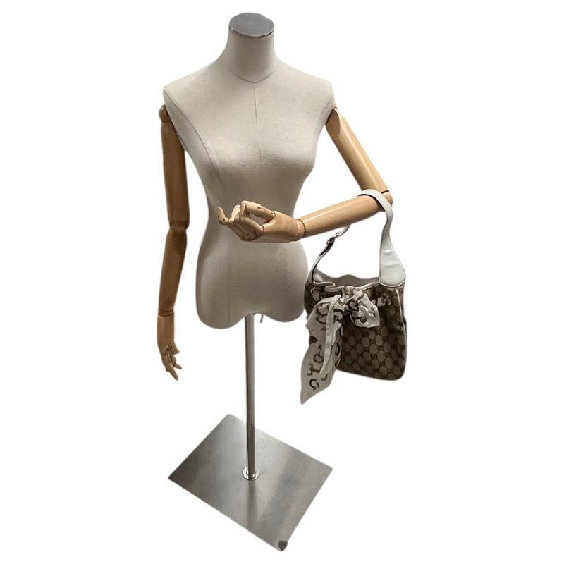 Women's GG Canvas Positano Hobo Handbag Beige