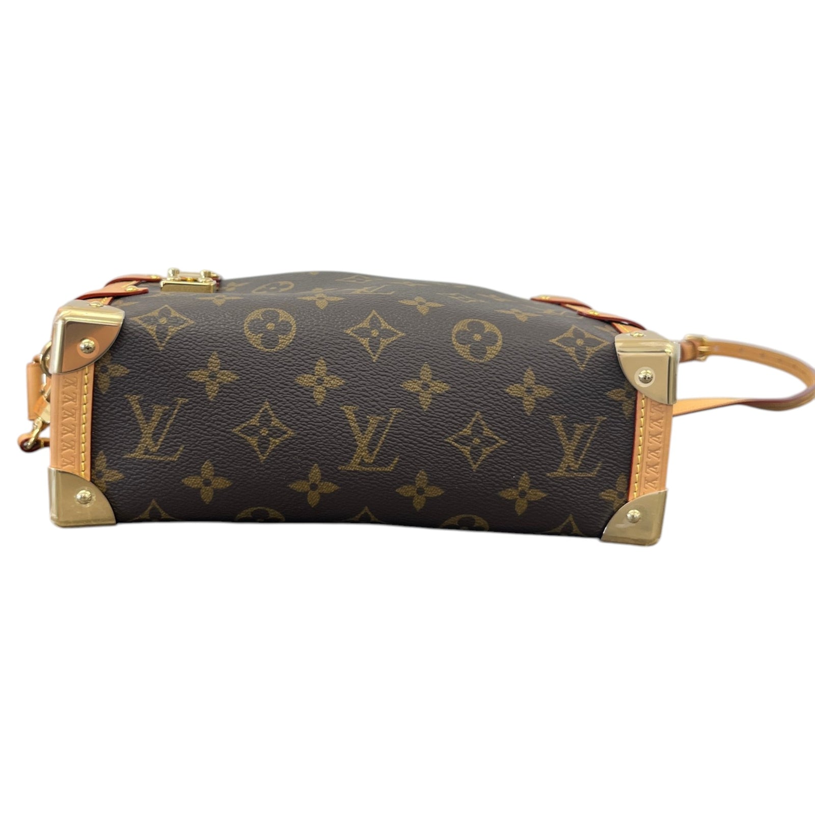 Women's Monogram Side Trunk Handbag Brown - Photo 11